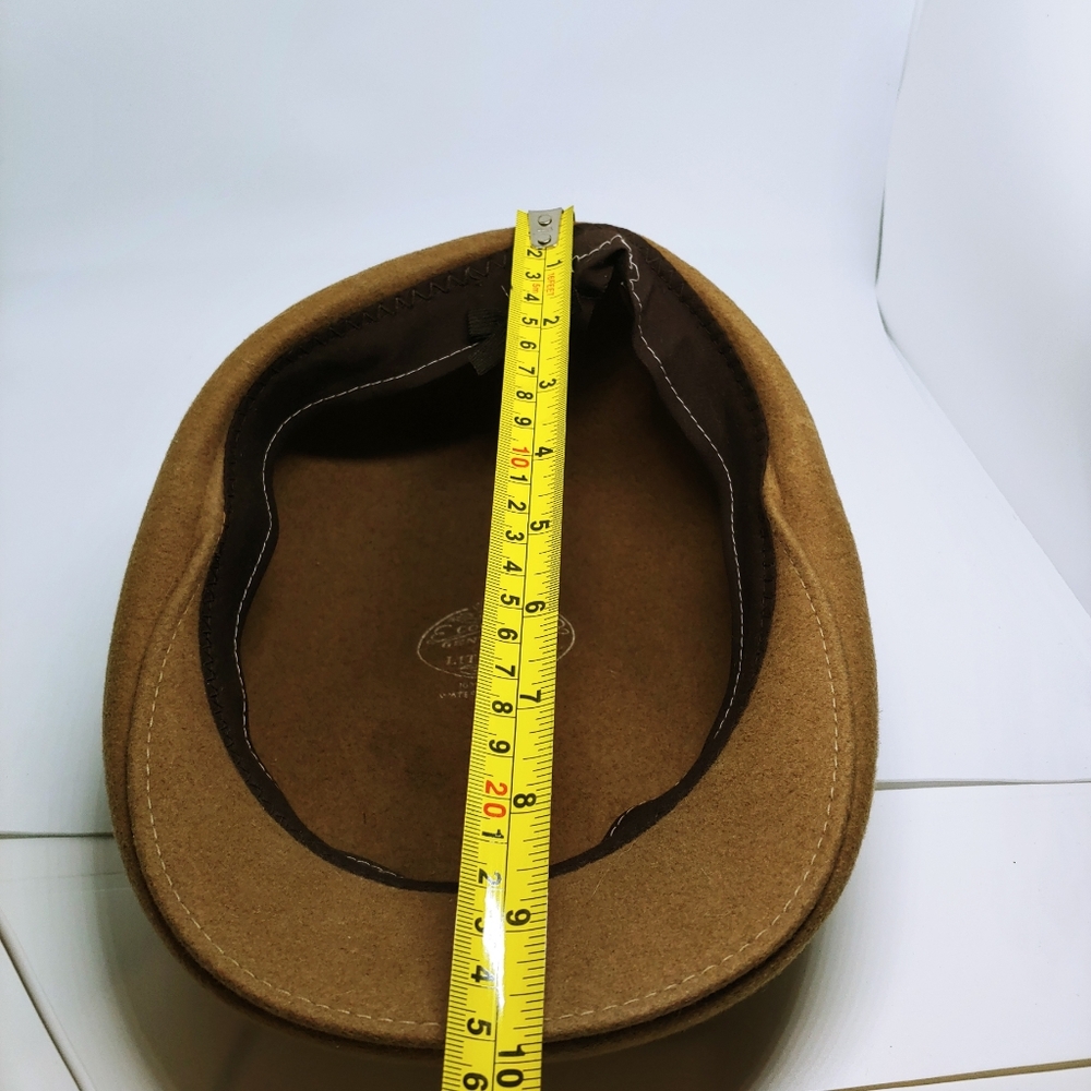 Newsboy Country Gentleman Tan 100% Wool cap - Picture 7 of 7